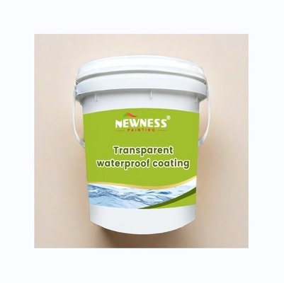 Grey Stucco Exterior Wall Waterproof Paint with Acrylic Material and Transparent Finish