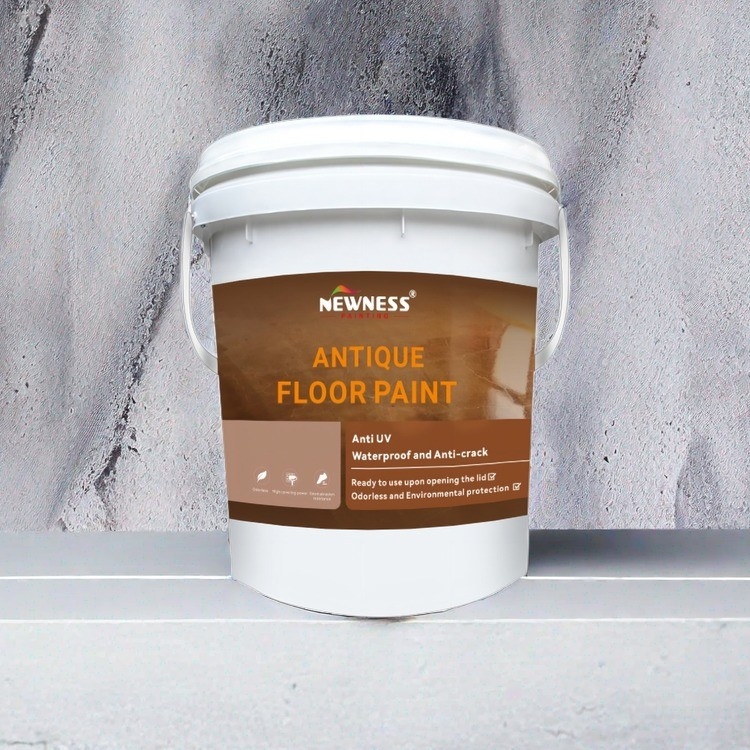 Transparent Concrete Floor Paint for Kitchen Renovation Project Base on Color Chart