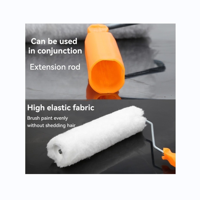 Customized Support ODM Custom Flower Wall Decoration Soft Rubber Paint Roller Brush