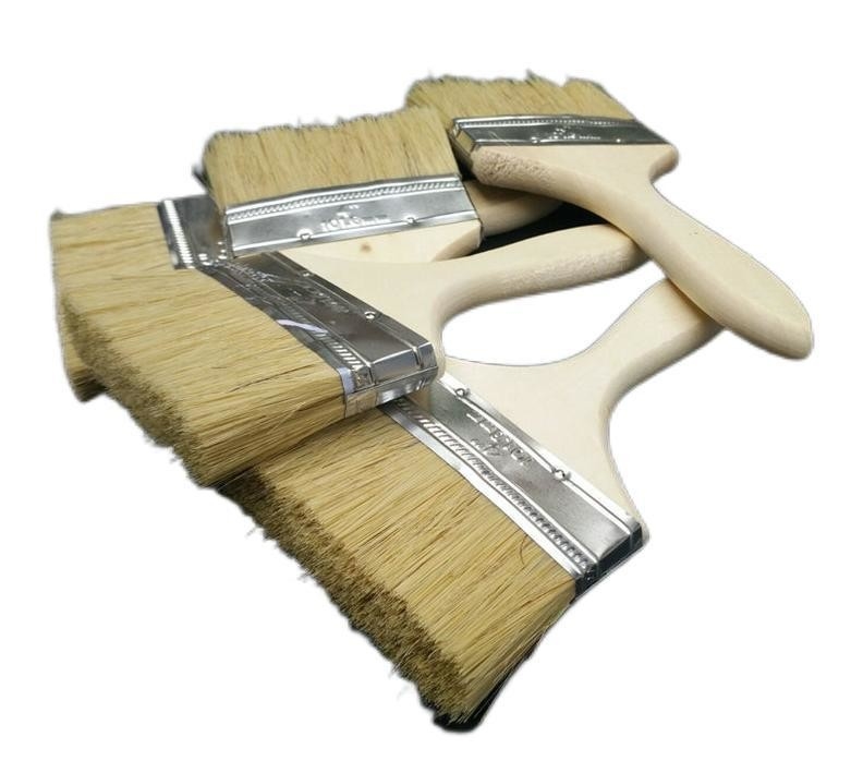 OEM Distributor Customized Support Wooden Handle Painting Brushes for Wall Painting
