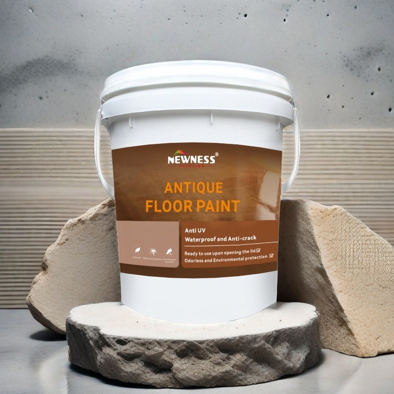 Transparent Epoxy Resin Self-Leveling Floor Paint for Brush/Painting Application Method