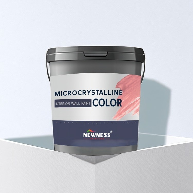 Micro Crystal Interior Wall Paint Odorless Formula for Professional Paint Manufacture