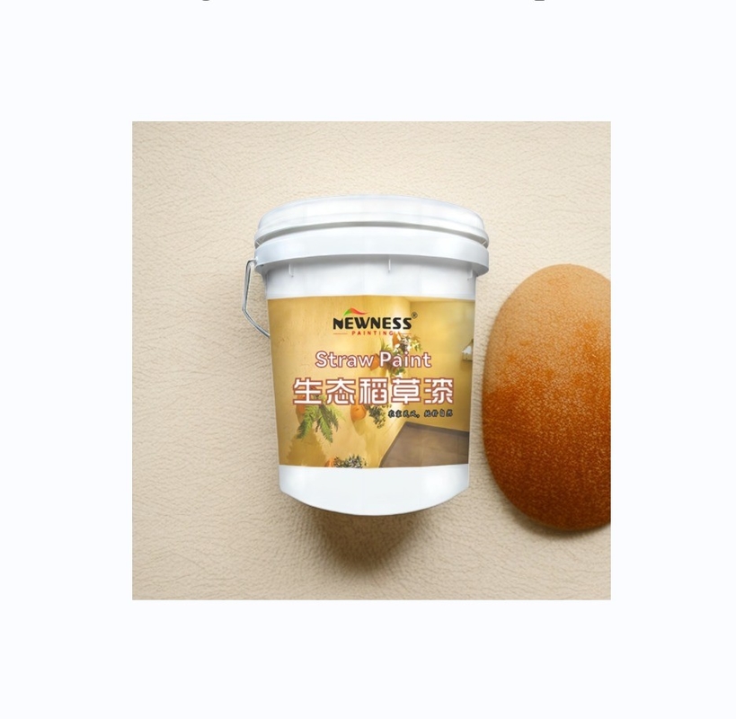 Base on Color Chart Custom GUANGDONG Ecological Straw Paint Rammed Earth Paint Straw Mud
