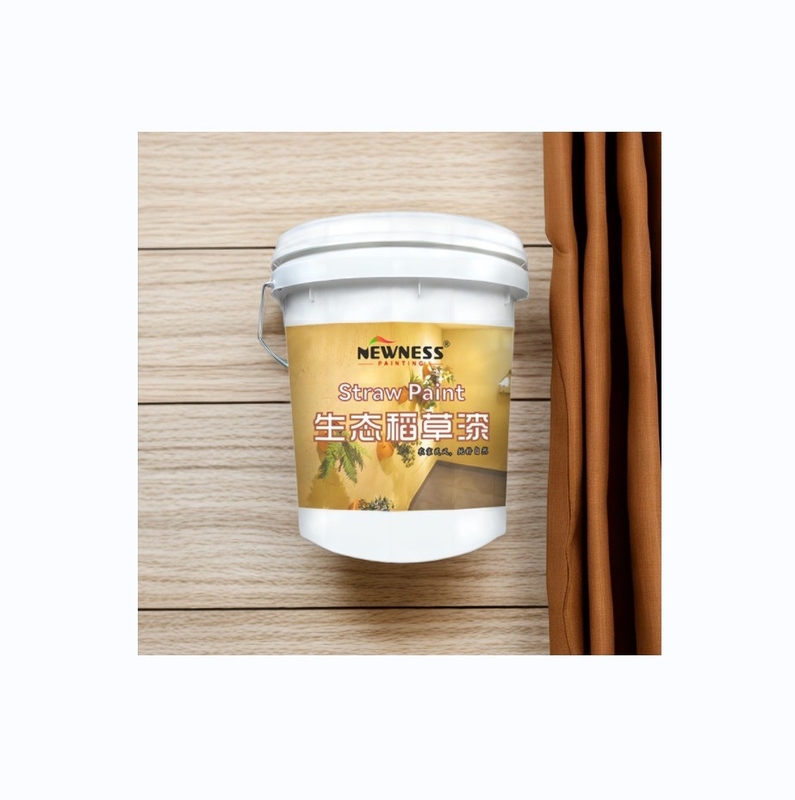 Eco-friendly Acrylic Straw Paint for Indoor Straw Wall Main Raw Material Acrylic