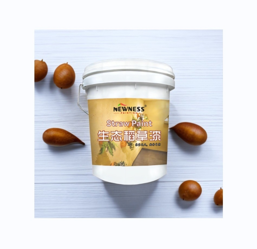 Color Base on Color Chart Moisture-Proof Straw Mud Paint for Interior and Exterior Walls