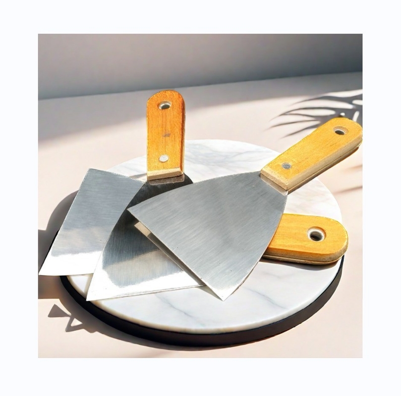 Customizable Logo Putty Scraper Wall Coating Tool Scraper 3&quot; Skimming Blade with Medium Ext. Handle