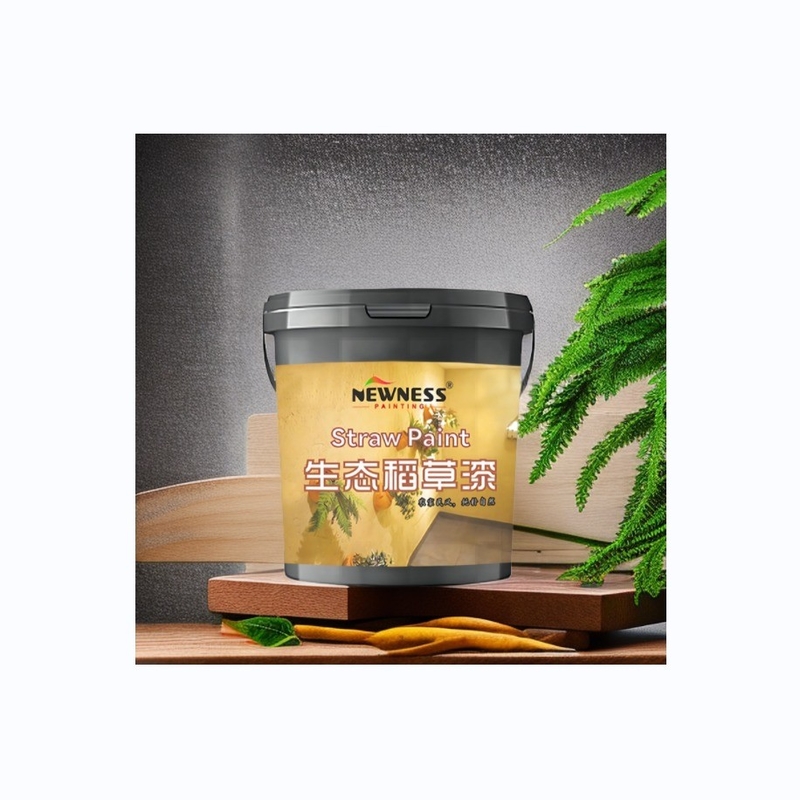 Building Coating Tio2 Eco-straw Paint Hotel Music Homestay Style Water-based Art Straw Mud