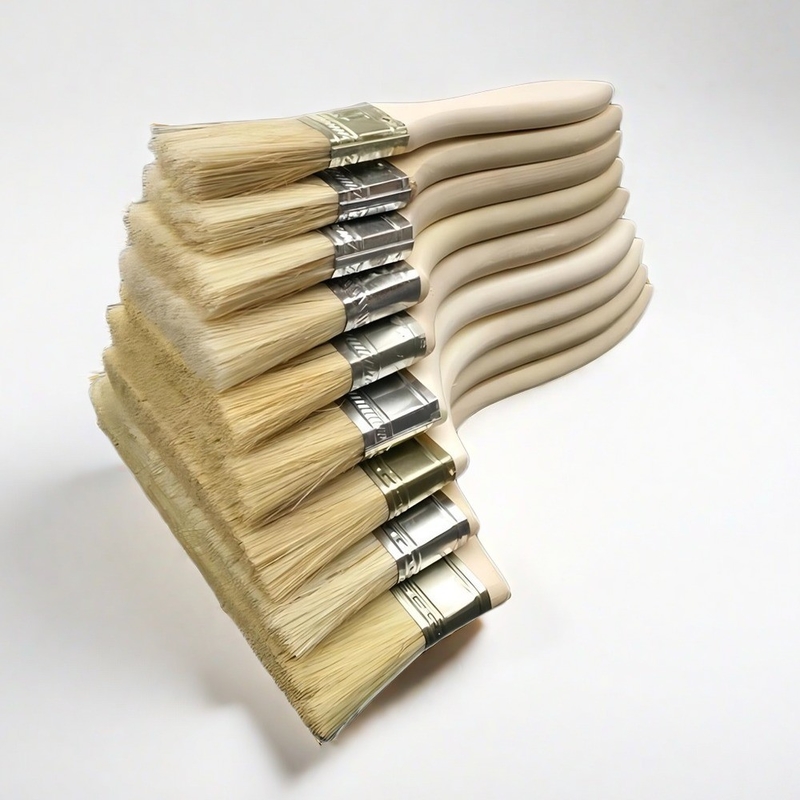 Sash Cutter Tapered Filament Long Handle Paint Brush for Painting in Australian Market