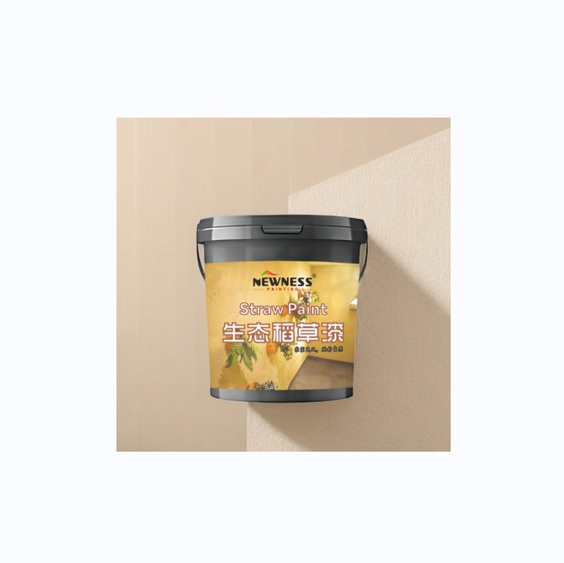 Sand Material Exterior Straw Paint with Batch Knife Tool Retro Straw Mud Art Paint