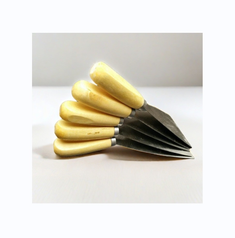 6 Blades Set Long-Handle Paint Scraper for Wood Window Glass and Wallpaper Stripping