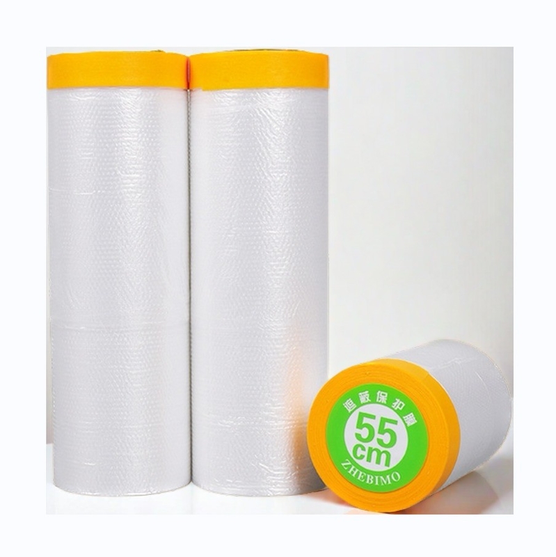 1100mm/1400mm Masking Film Hand-Powered Good Adhesion No Residue for Furniture Paint