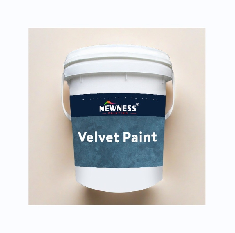 Colorful Interior Decor with French A Certified Metallic Wall Paint Brush Application