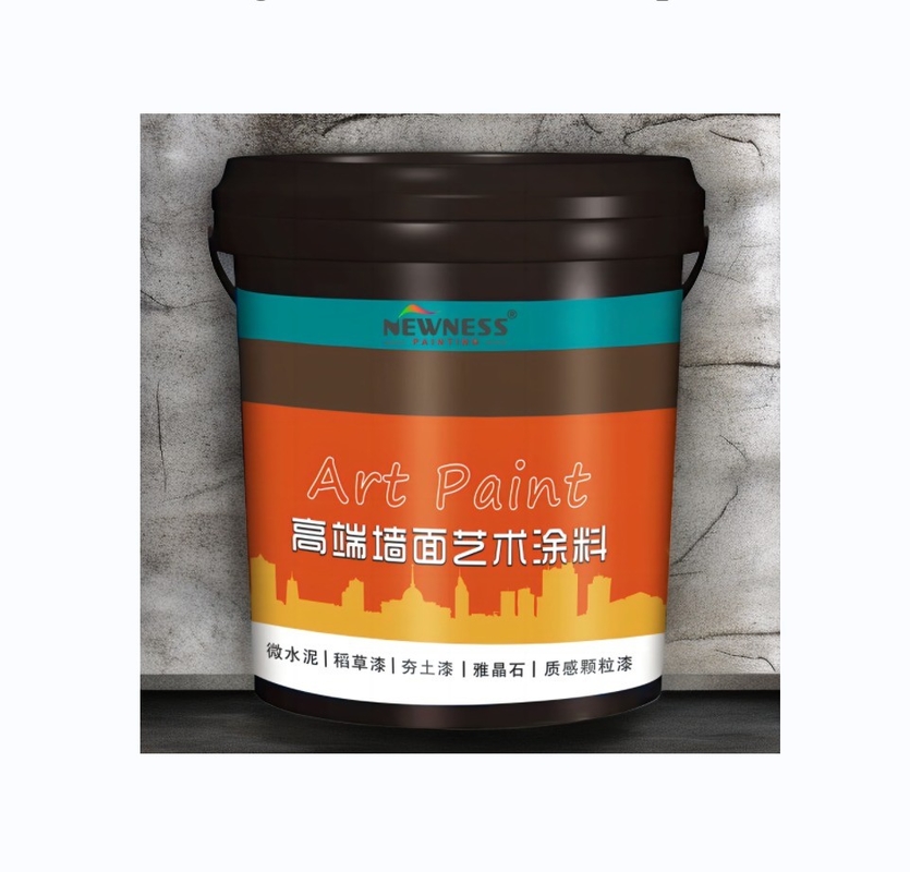 Wall and Ground Low VOC Stucco Veneziano Eggshell Latex Paint with CAS No. 67763-03-5