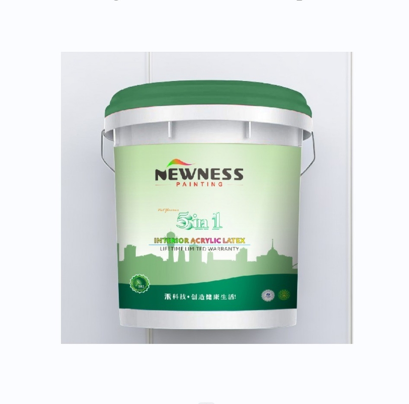 Ecological Interior Wall Paint with Hard Film Appearance and Shelf Life of 12 Months