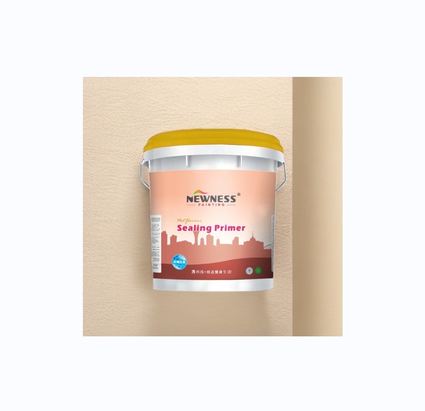 Interior Wall Decorative Paint Primer Mildew Resistant Roller Application Color White
