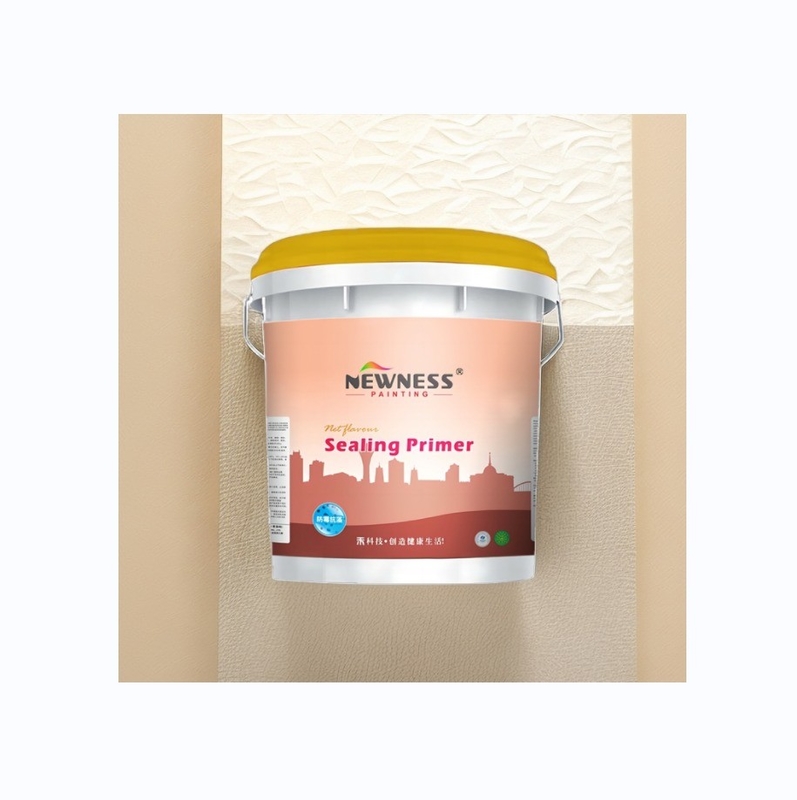 Water Based Acrylic Wall Paint Primer for Walls in Pink or Customizable Color
