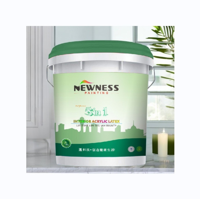 Enviromental Friendly Latex Paint Wall Emulsion Paint for Home Hotel Scene MF Tio2