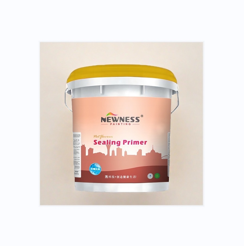 Interior and Exterior Wall Paint Alkali-Resistant Sealing Primer in Yellow Acrylic