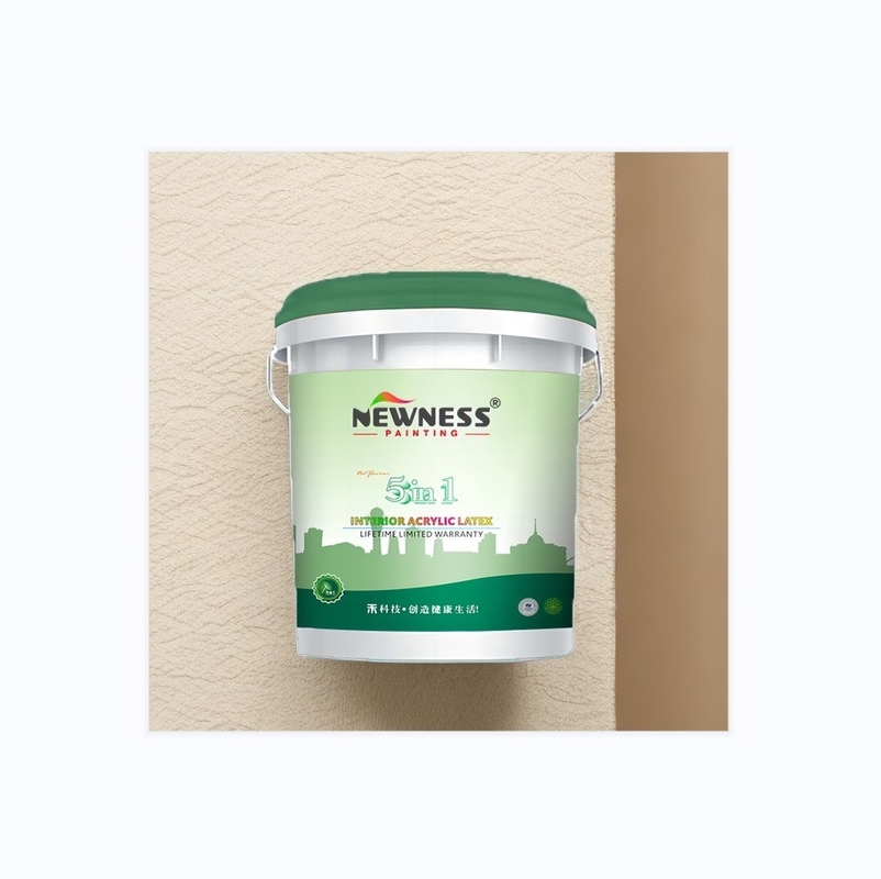 Acrylic Emulsion Paint for Home Decor and Washable Interior Walls in White Color