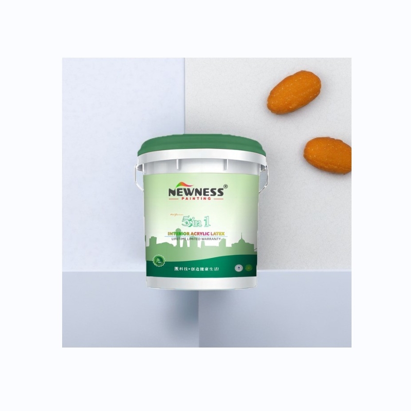 Building Coating Interior Wall Latex Paint in High Gloss Finish with Odorless Formula
