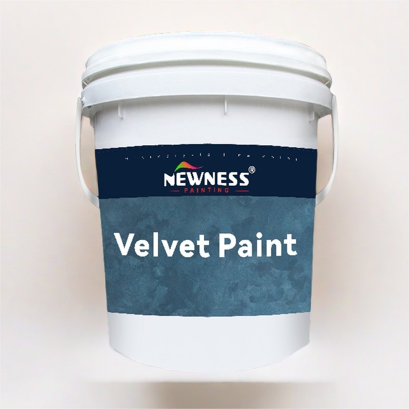 Decorative Matte Velvet Paint for Living Room Washable and Durable Artistic Finish