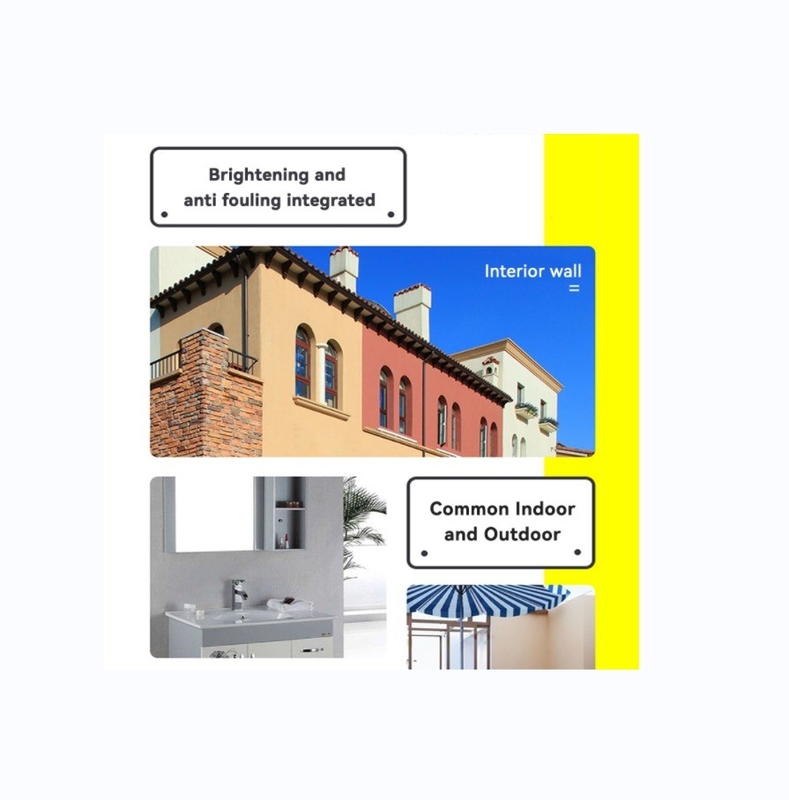 Liquid Coating Acrylic Paint Topcoat for High Coverage on Interior and Exterior Walls