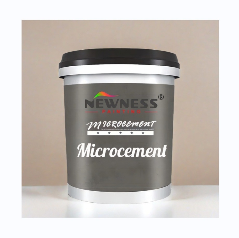Create a Sleek Look with Glossy Micro Cement Wall Paint Exterior Interior Decoration