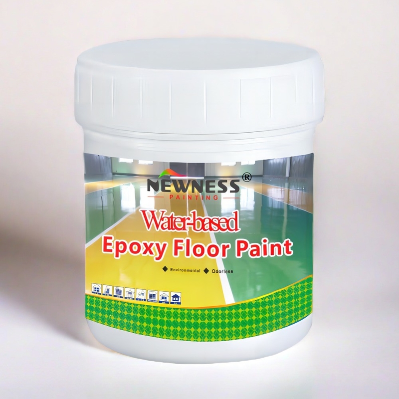 Eco-Friendly Anti-Slip Water-Based Epoxy Floor Coating Paint for Garage and Hospital