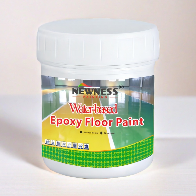 Brush Application Method NEWNESS Epoxy Resin Flakes Coating for Basement Floor System