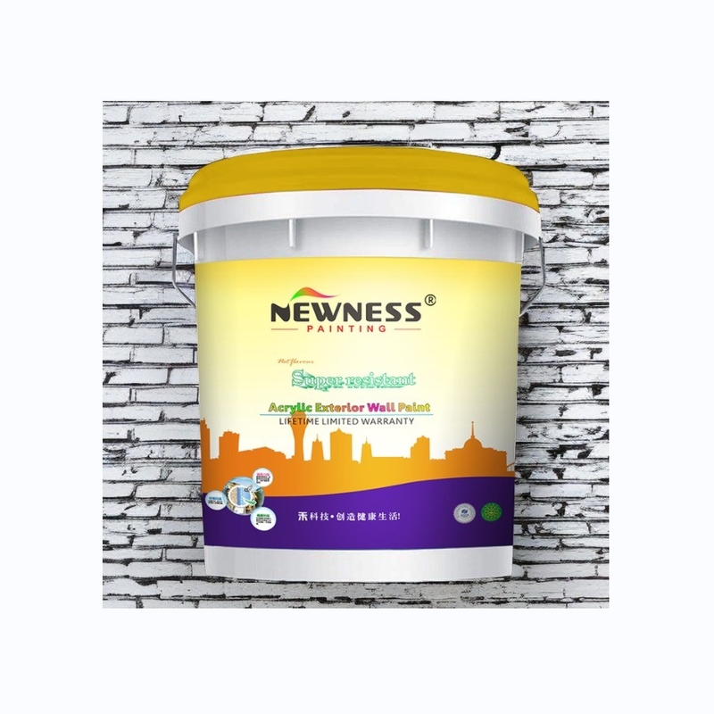 Outdoor Acrylic Latex Paint Easy to Apply Decorative Wall Coating for Exterior Areas