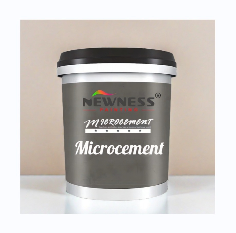 Non-Toxic Eco Friendly Double Components Micro Cement Coating for Exterior Interior Decoration