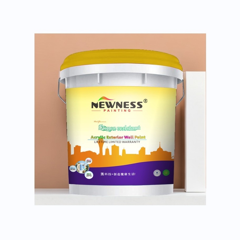 Good Dirt-resistance Yellow Exterior Paint Emulsion for Brush Application from Leading