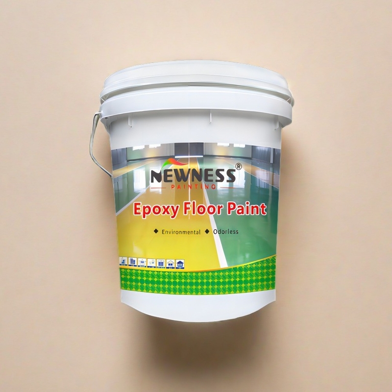 Waterborne Epoxy Resin Floor Paint for Warehouse Two Components Base on Color Chart