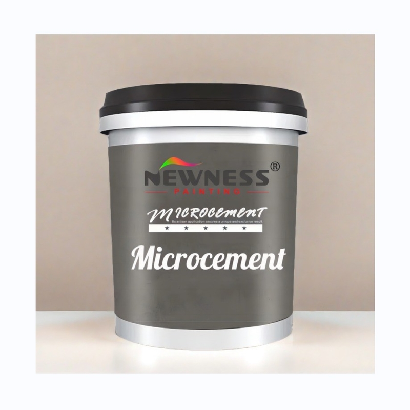 High Hardness Micro Cement Wall and Floor Paint 2-3mm Thickness State Liquid Coating