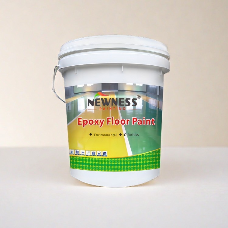 20KG/BUCKET White House Epoxy Paint for Concrete Floors Quick Drying and Self Leveling
