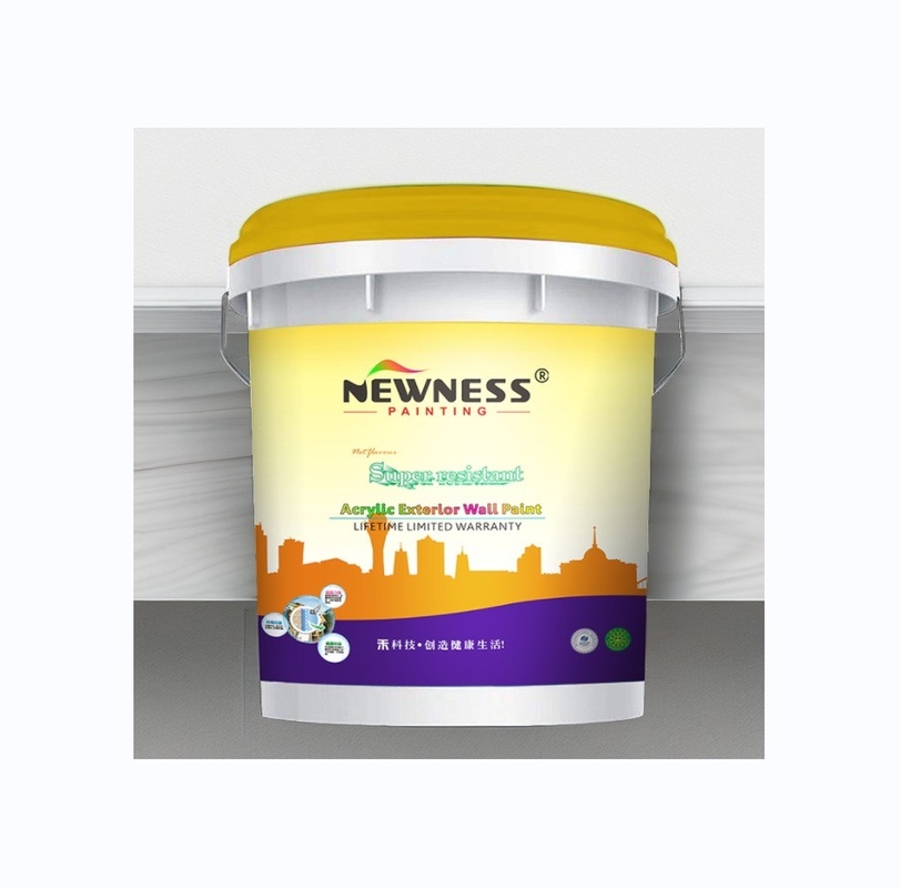 Exterior Grade Glossy Latex Paint with Optional Glossy Finish and CAS No. 9003-01-4