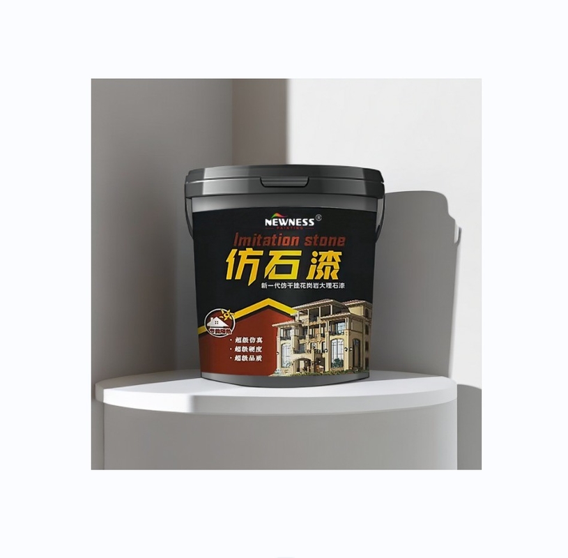 Alkali Mildew Resistance Granite Stone Effect Texture Exterior Wall Paint for Long-Term