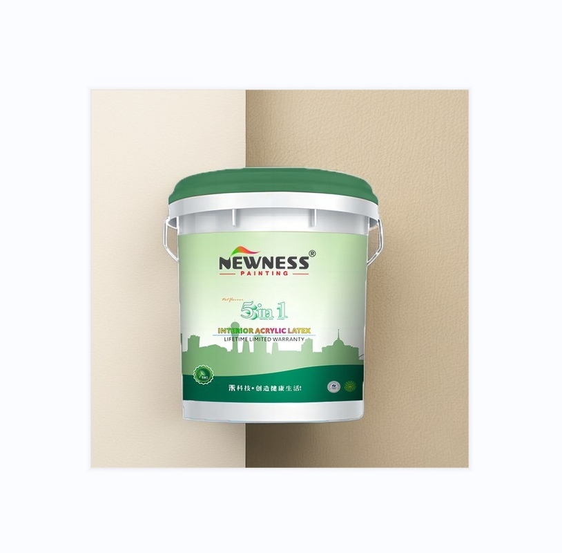 Anti Mold Ultra White Acrylic Interior and Exterior Paint for Formaldehyde-Free Finish