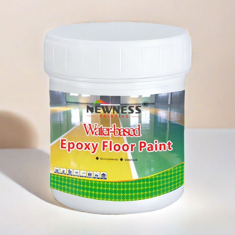 Glossy Waterproof 2K Two-Component Epoxy Floor Paint AB Glue For Floor Coating MF Tio2