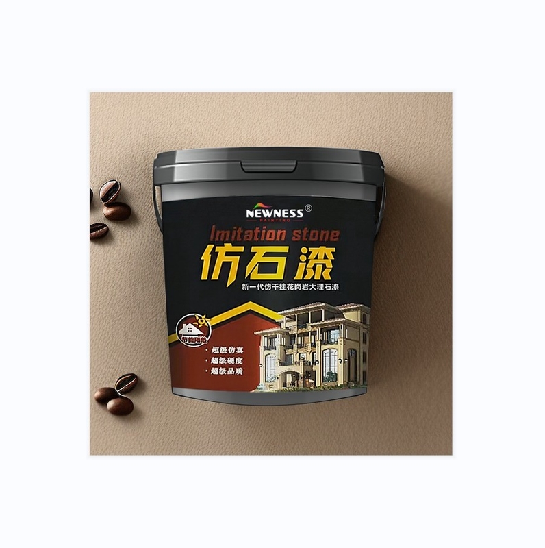 Spray Application Method Water Natural Rock Chips Effect Paint for Granite-like Finish