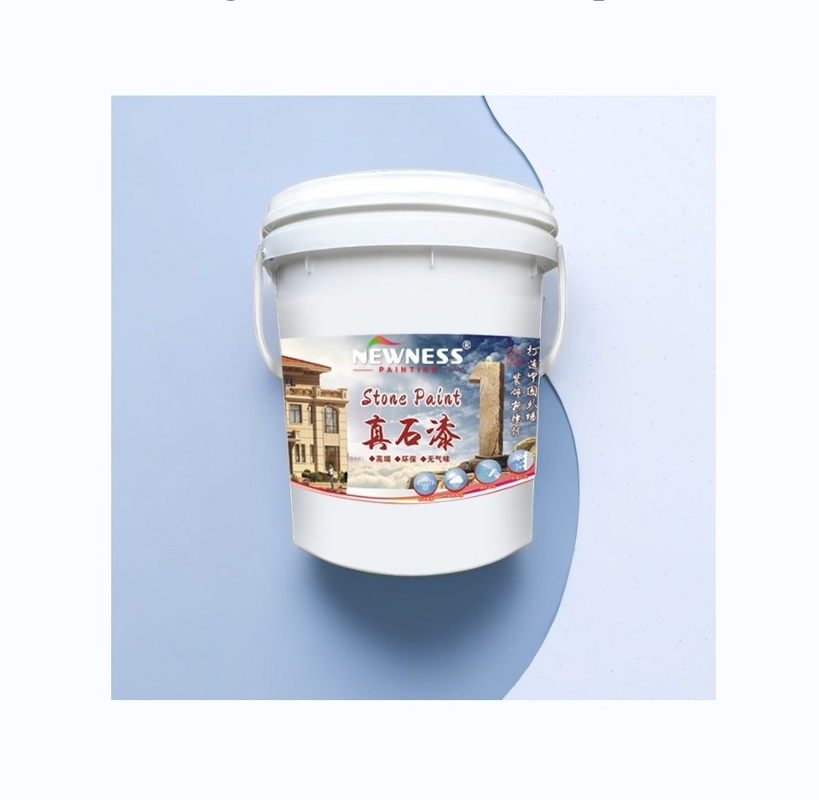 Theoretical Paint Consumption 0.25-0.35m2/KG High Adhesive Exterior Wall Stone Paint