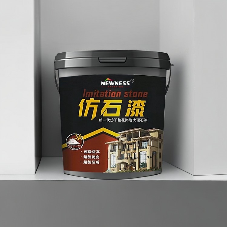 Exterior Granite Stone Paint with Matt Glossy Finish and Tio2 MF Formula