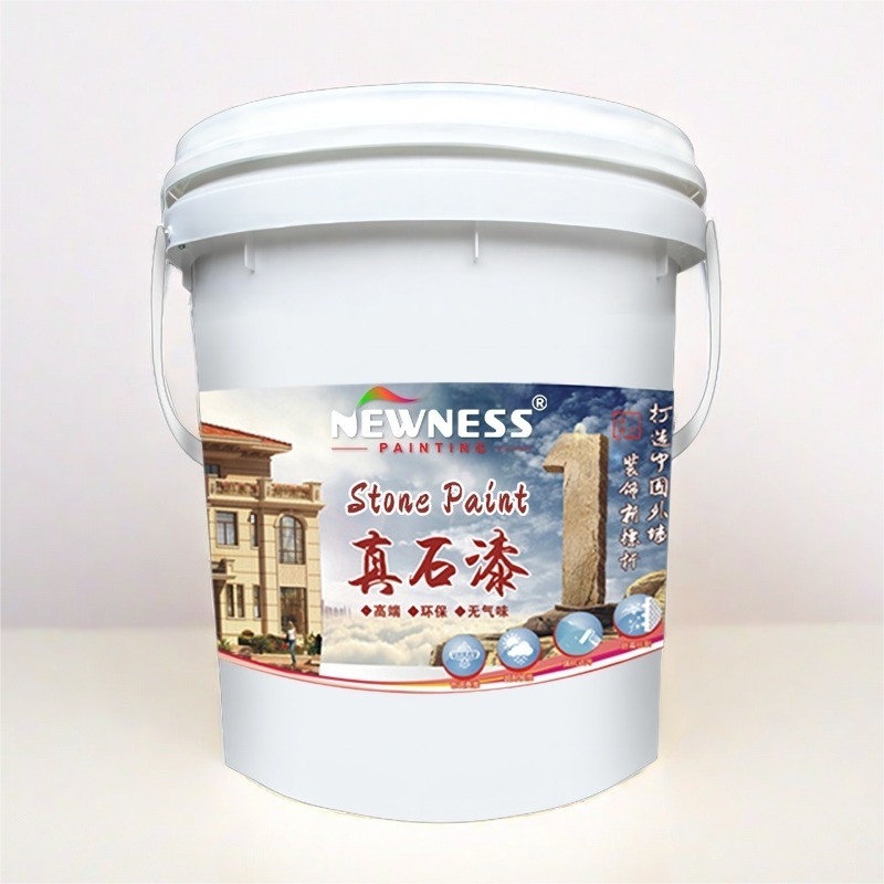 2-Hour Drying Time Epoxy Paint Natural Imitation Stone Exterior Wall Spray Application