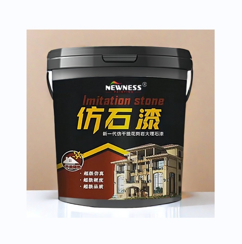 Easy-to- Fast Drying Faux Stone Paint for Building Coating by Spray Application Method