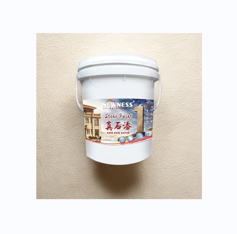 2024 exterior wall paint with quick drying time and long-lasting natural stone texture