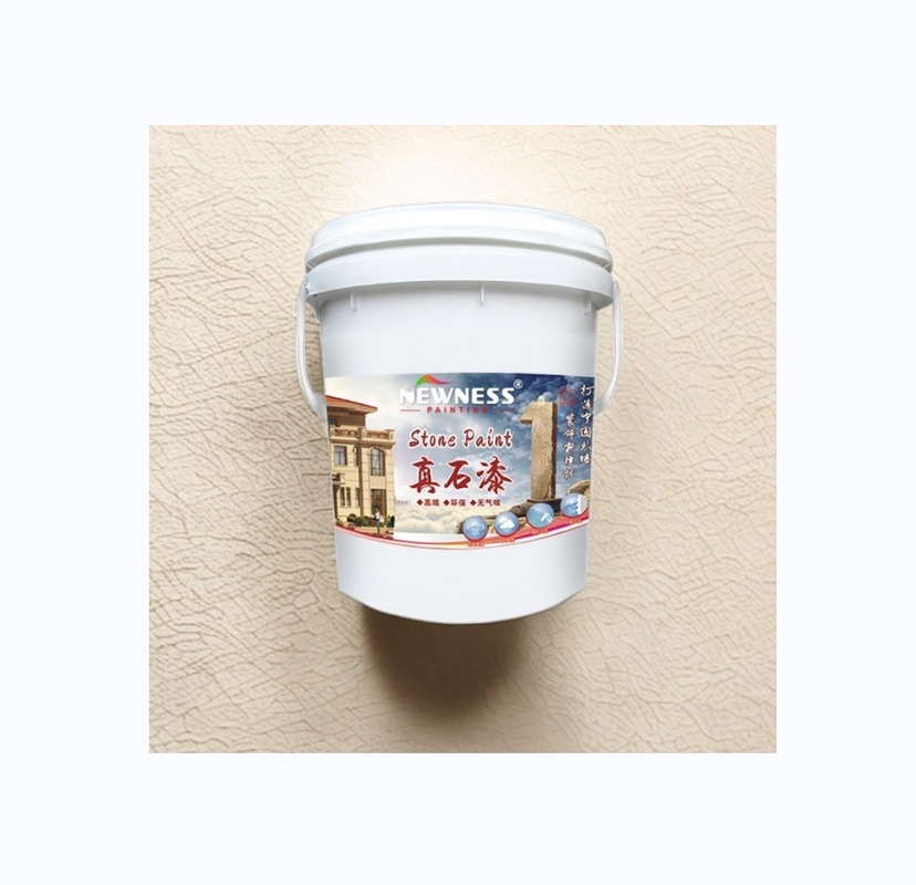 Exterior Wall Coating with No Cracking Imitate Stone Finish and 12 Months Shelf Life
