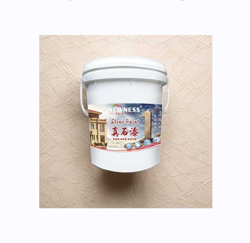 Spray Application Made Easy with Super Adhesion Exterior Texture Wall Coat Stone Effect Paint