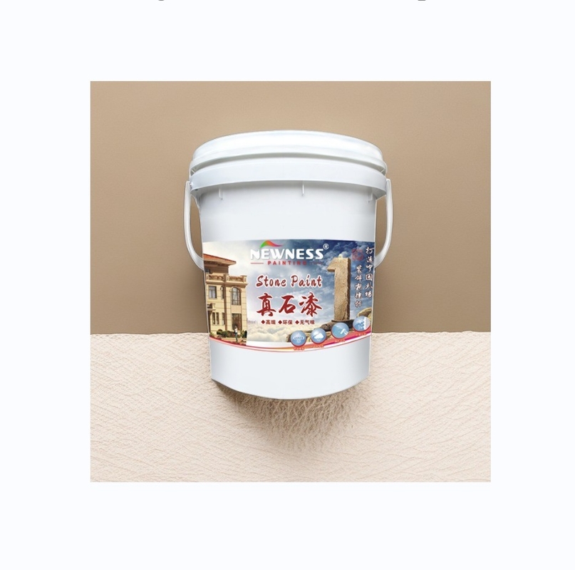 Acrylic Main Raw Material Exterior Water-in-Water Stone Paint for Weather Resistance