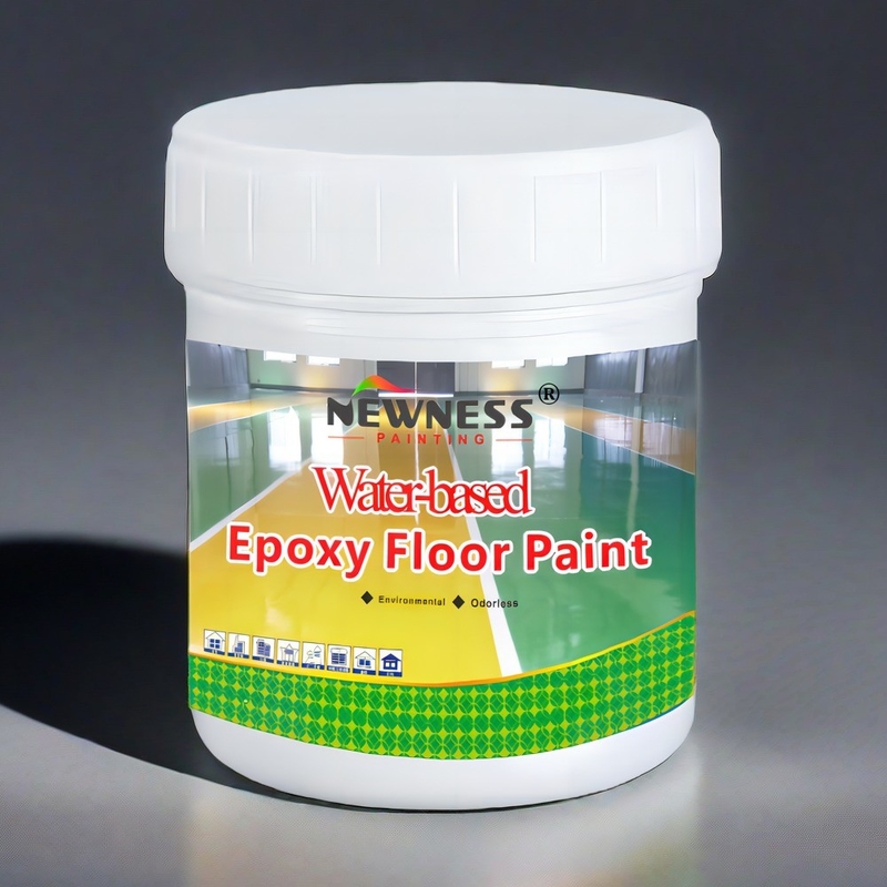 Industrial Strength Water-Based Epoxy Self Leveling Floor Paint for Heavy Traffic