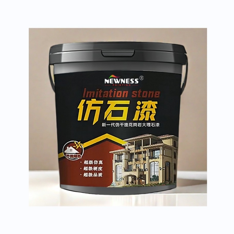 Revamp Your Exterior Wall with Water-Based Granite Texture Stone Coating Acrylic Paint